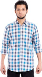 chamanhandicrafts Men's Checkered Casual Shirt