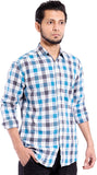 chamanhandicrafts Men's Checkered Casual Shirt