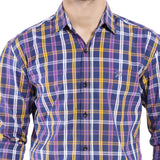 chamanhandicrafts Men's Checkered Casual Shirt