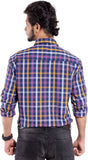 chamanhandicrafts Men's Checkered Casual Shirt