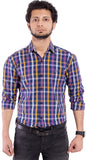 chamanhandicrafts Men's Checkered Casual Shirt