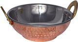 DakshCraft Handmade Copperware Serving Kadhai NA L