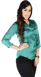Cottinfab Women's Solid Casual Shirt