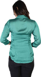 Cottinfab Women's Solid Casual Shirt