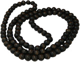Aaradhi Divya Mantra Hematite Guru Bead Meditation Mala Stone Necklace