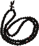 Aaradhi Divya Mantra Hematite Gemstone Guru Bead Meditation Mala Stone Necklace