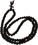 Aaradhi Divya Mantra Hematite Gemstone Guru Bead Meditation Mala Stone Necklace