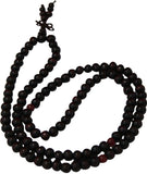 Aaradhi Divya Mantra Hematite Gemstone Guru Bead Meditation Mala Stone Necklace