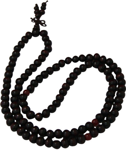 Aaradhi Divya Mantra Hematite Gemstone Guru Bead Meditation Mala Stone Necklace