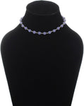 Aaradhi Divya Mantra Blue Chalcedony Gemstone For Positive Energy Chalcedony Stone Necklace