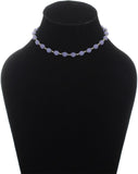 Aaradhi Divya Mantra Blue Chalcedony Gemstone For Positive Energy Chalcedony Stone Necklace