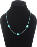 Aaradhi Divya Mantra Turquoise Gemstone For Wealth and Positive Energy Turquoise Stone Necklace