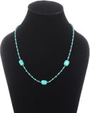 Aaradhi Divya Mantra Turquoise Gemstone For Wealth and Positive Energy Turquoise Stone Necklace
