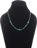 Aaradhi Divya Mantra Green Aventurine Gemstone Positive Energy Stone Necklace
