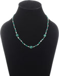 Aaradhi Divya Mantra Green Aventurine Gemstone Positive Energy Stone Necklace
