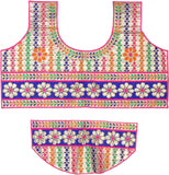 PurpleYou Cotton Embroidered Blouse Material