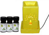 Myesquire Square Pot Aroma Electric Burner Lemongrass Liquid Air Freshener