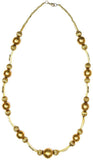Ethnochic Brass Plated Alloy, Brass Necklace