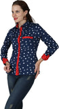 Eva De Moda Women's Graphic Print Casual Shirt