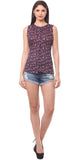Eyelet Women's Printed Casual Shirt