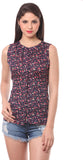 Eyelet Women's Printed Casual Shirt