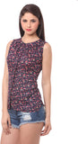 Eyelet Women's Printed Casual Shirt