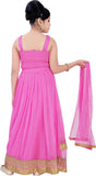 Saarah Self Design Girl's Lehenga Choli
