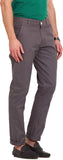 Ennoble Slim Fit Men's Grey Trousers