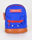 Enwraps Utility Pouch America Miniature Bag Abstract Art Cloth Pencil Box