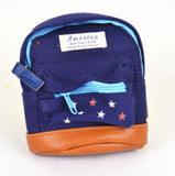 Enwraps Utility Pouch America Miniature Bag Abstract Art Cloth Pencil Box