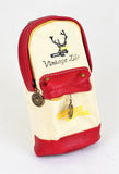 Enwraps Utility Pouch Vintage Miniature Bag Abstract Art Cloth Pencil Box
