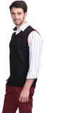 Eprilla Solid V-neck Casual Men's Sweater