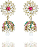 Forever Carat Elegant Alloy Jhumki Earring
