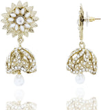 Forever Carat Elegant Jewel Alloy Jhumki Earring