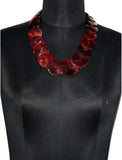 ETTI ES63_RED Plastic Necklace