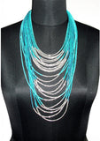 ETTI ESJ1_BLUE Glass Necklace