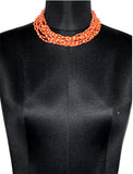 ETTI ESJ70_ORANGE Plastic Necklace