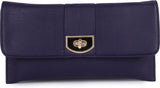 Kleio Festive, Party, Casual Blue PU  Clutch