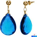 Pearl Paradise Hydro Golden Topaz Yellow Gold Quartz Alloy Drop Earring
