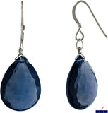 Pearl Paradise Hydro Rhodium Quartz Silver Dangle Earring