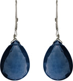Pearl Paradise Hydro Rhodium Quartz Silver Dangle Earring
