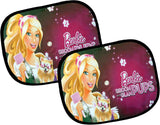AdroitZ Exclusive Barbie Doll Sunshade / curtain (set of 2) for Maruti Wagon-R type 3 Sun Shade For Maruti WagonR