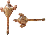 Exotic India Vaishnava Symbols - Shankha And Chakra Showpiece  -  37 cm
