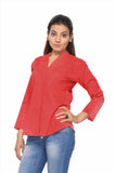 Fabpoppy Women's Solid Casual Shirt