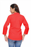 Fabpoppy Women's Solid Casual Shirt