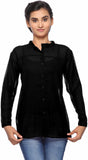 Fabpoppy Women's Solid Casual Shirt