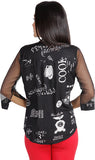 Fabpoppy Women's Printed Casual Shirt
