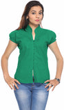 Fabpoppy Women's Solid Casual Shirt