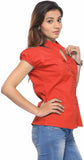 Fabpoppy Women's Solid Casual Shirt