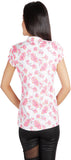 Fabpoppy Women's Floral Print Casual Shirt